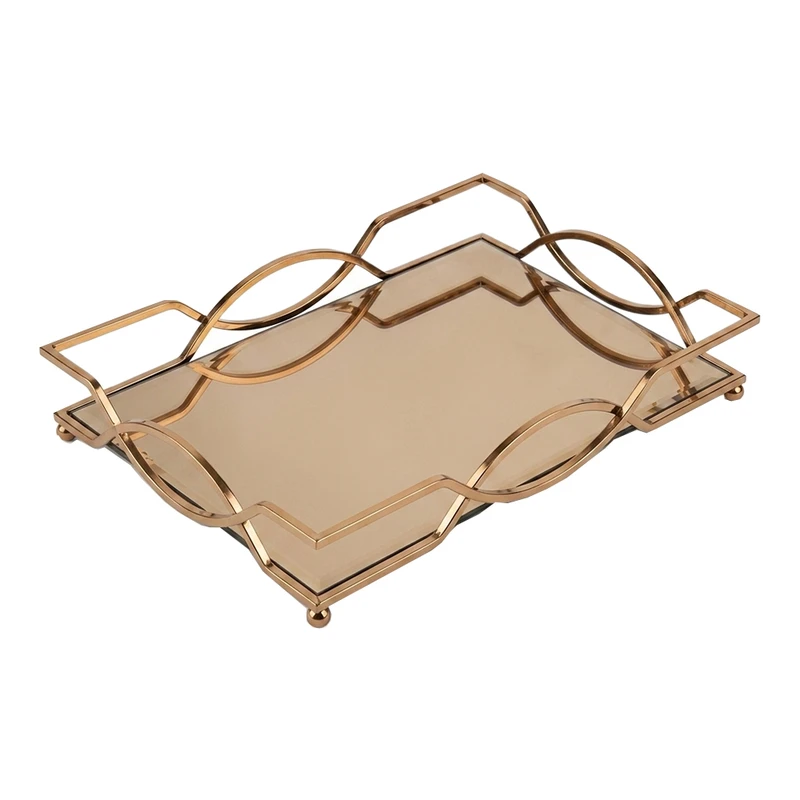 سینی دسته دار مدل GLux سایز 40×28 سانتی متر