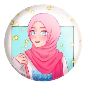 پیکسل خندالو طرح دخترانه باحجاب کد 26010 مدل بزرگ