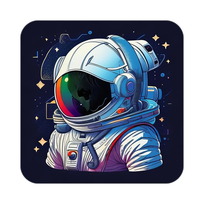 زیر لیوانی کاکتی طرح فضانورد مدل mp46510