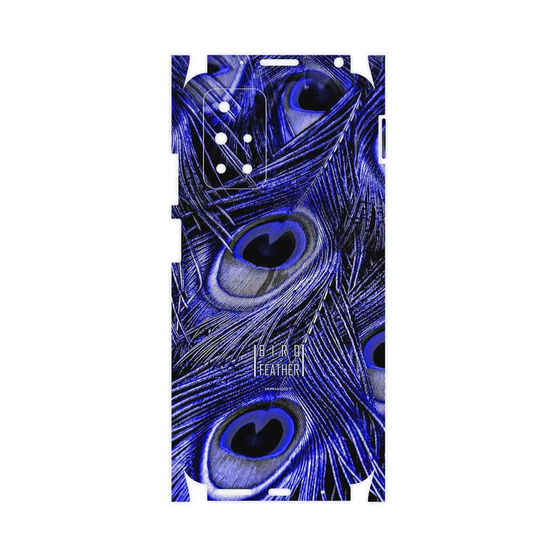 برچسب پوششی ماهوت مدل Purple Feather-FullSkin مناسب برای گوشی موبایل شیائومی Redmi 10 Prime