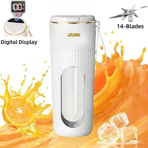 شیکر شارژی ام دی اچ ال مدل 14 تیغه کد AJ-01 گنجایش 0.34 لیتر