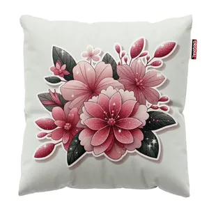 کوسن پاد آفرین مدل گل های فانتزی کد 22 سایز 30x30 سانتی متر