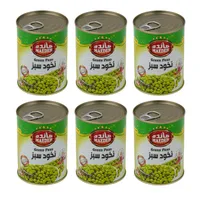 کنسرو نخود سبز مائده - 380 گرم مجموعه 6 عددی