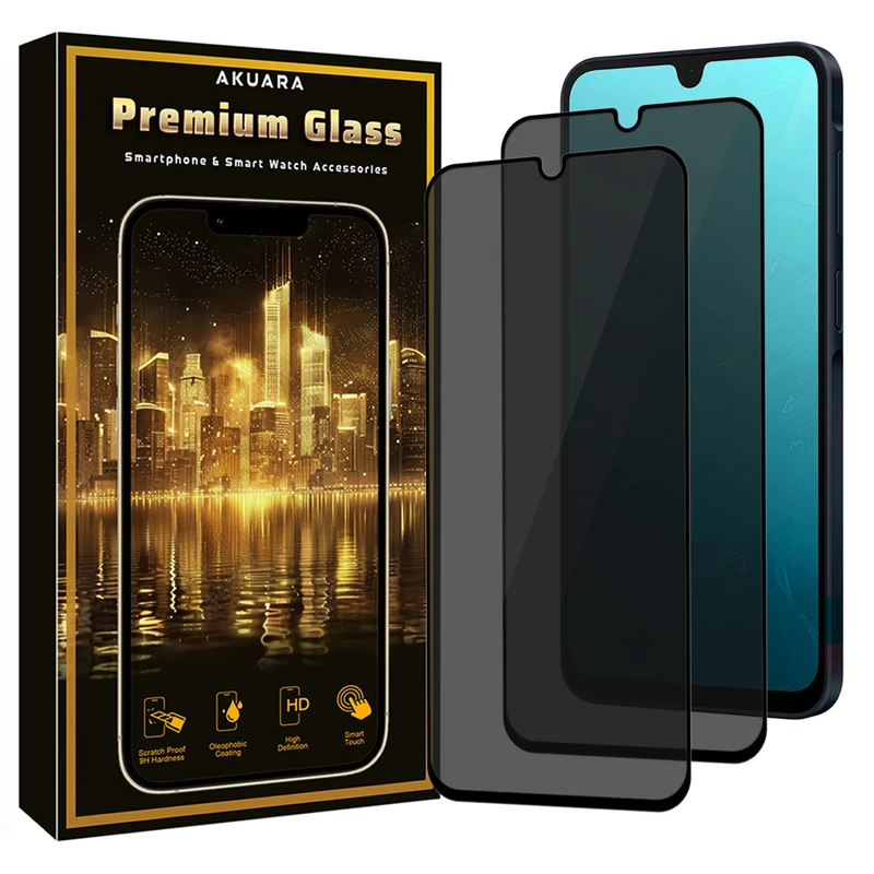 محافظ صفحه نمایش آکوآرا مدل Premium PRV2 مناسب برای گوشی موبایل شیائومی Poco C71 بسته دو عددی