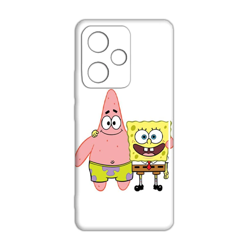 کاور مدل باب اسفنجی کد 190 مناسب برای گوشی موبایل شیائومی Redmi 13