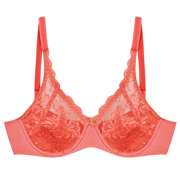 سوتین زنانه پانیذ مدل گیپوری فنردار کد 66364-new