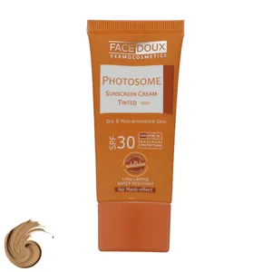 کرم ضد آفتاب رنگی فیس دوکس SPF 30 مدل فوتوزوم محافظ اشعه UVA و UVB، ‌ضد آب، مناسب پوست‌های خشک حجم 40 میلی‌لیتر