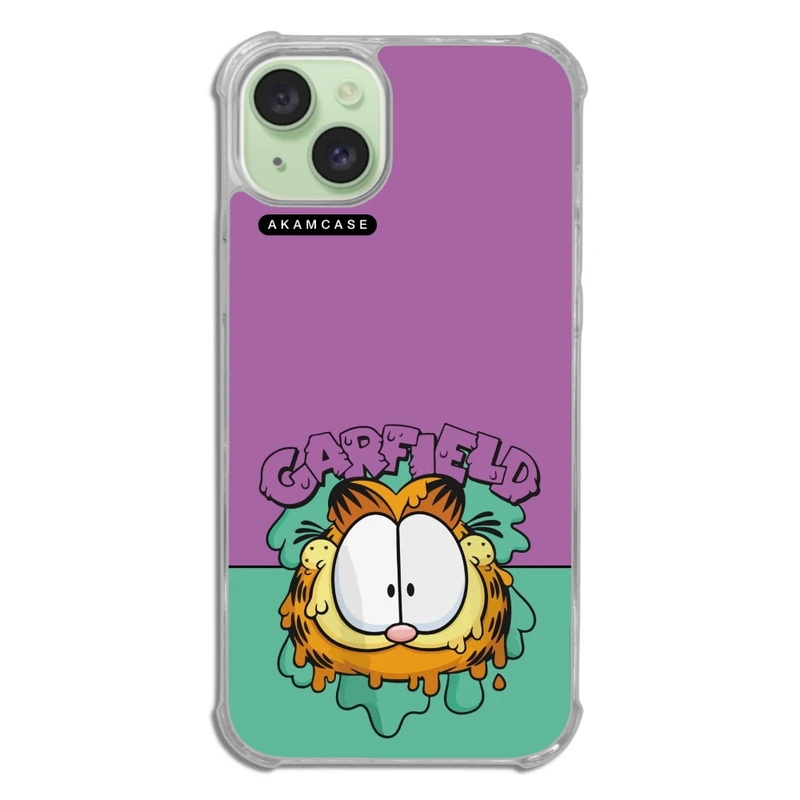 کاور آکام مدل AMC-WTA15PLUS-GARFIELD3 مناسب برای گوشی موبایل اپل iPhone 15 Plus