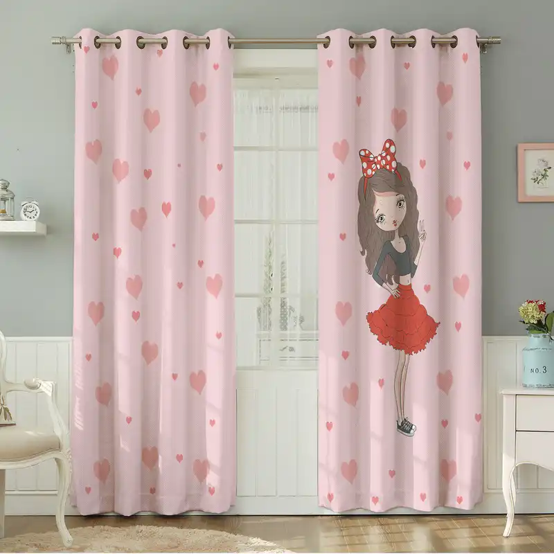 پرده نیروانا طرح کودک مدل مخمل کد 8567 سایز 140×280 سانتی متر