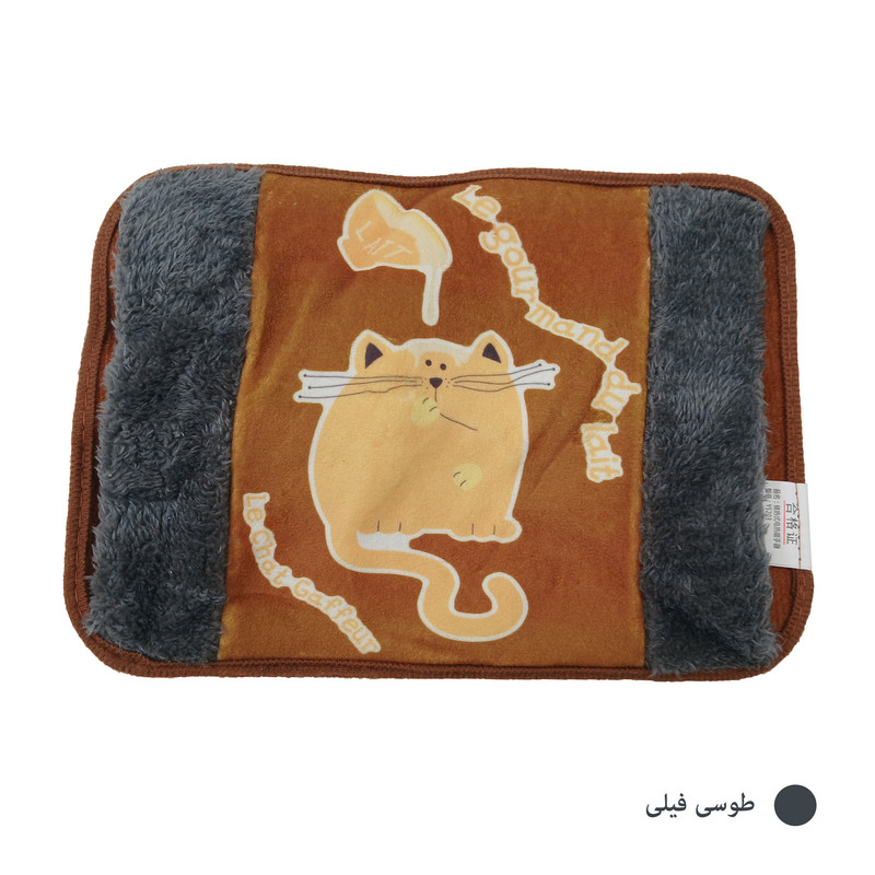 کیسه آب گرم برقی مدل گربه با ظرفیت 800 میلی لیتر