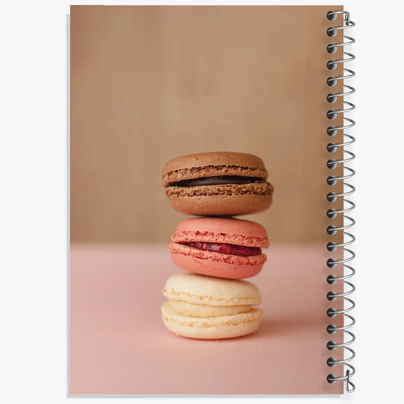 دفتر شطرنجی 50 برگ خندالو مدل ماکارون کد F254