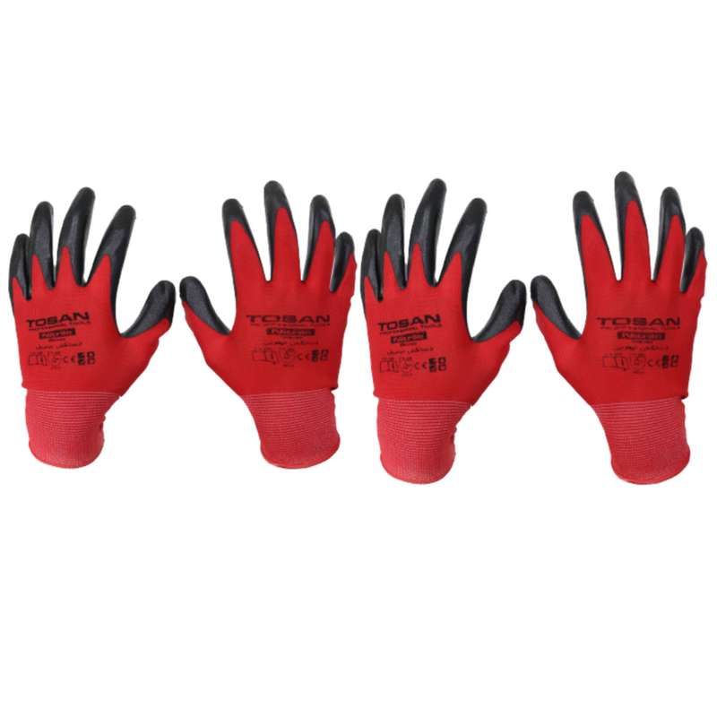 دستکش ایمنی توسن مدل N10 مجموعه 2 عددی