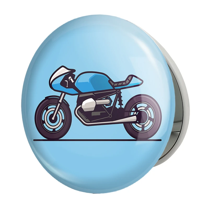 آینه جیبی خندالو طرح موتورسیکلت مدل تاشو کد 29393