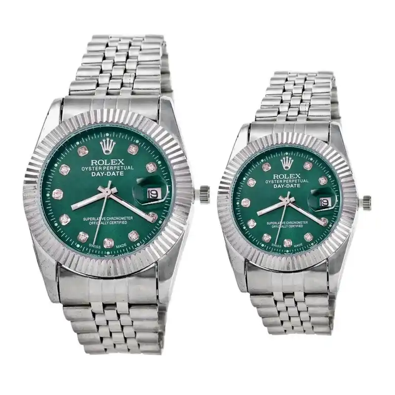 ست ساعت مچی عقربه ای زنانه و مردانه
 رولکس مدل دیت جاستSn1