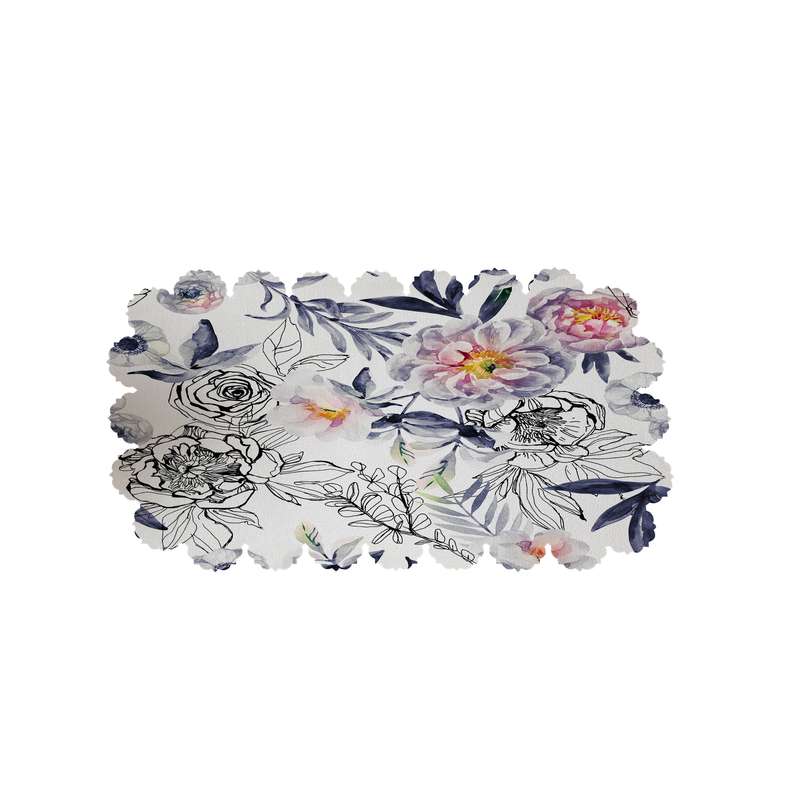  رومیزی طرح گل کد 6025R
