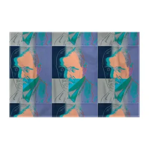 کاغذ کادو ترمه طراحان ایده مدل زیگمویند فروید از وارهول کد art0876 سایز 57x37 سانتی متر