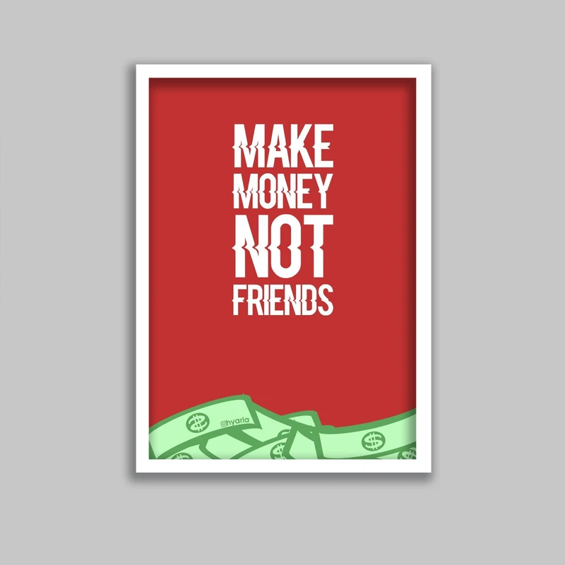 تابلو مدل سریال خانه کاغذی Money Heist کد LA-G10657