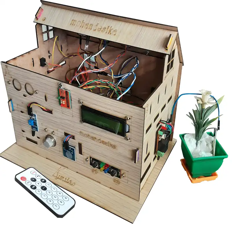 کیت آموزشی مهندسیکا مدل خانه هوشمند ریموت کنترل IOT home-022