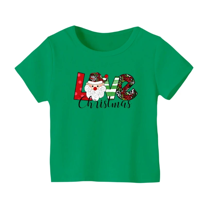 تی شرت آستین کوتاه بچگانه مدل نوشته کریسمس کد 6