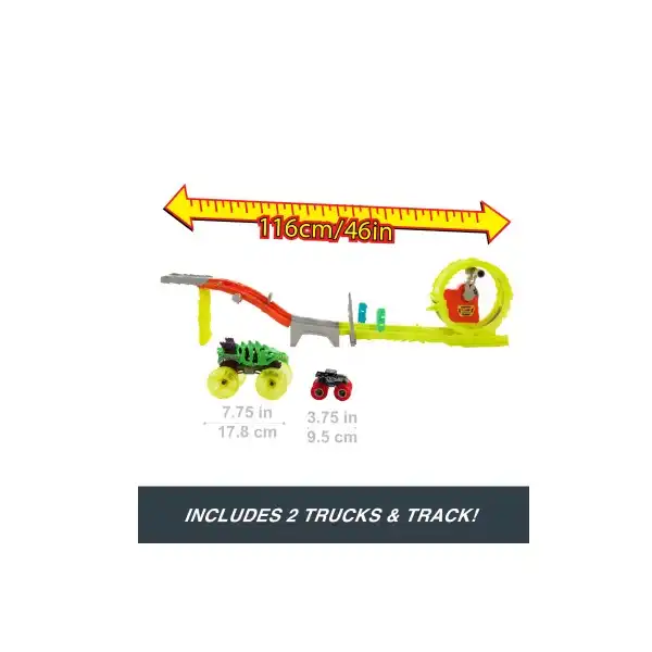 کیت ماشین بازی هات ویلز مدل Charge N Chase Challenge کد HXT05