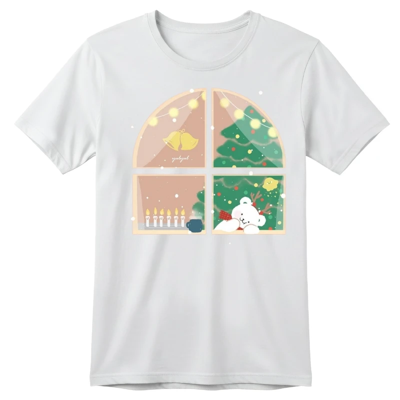 تی‌شرت آستین کوتاه بچگانه مدل کریسمسی کد p11 