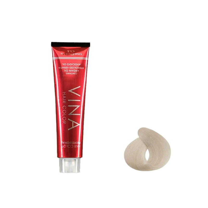 رنگ مو وینا شماره 90.00 حجم 125 میلی لیتر رنگ یخی