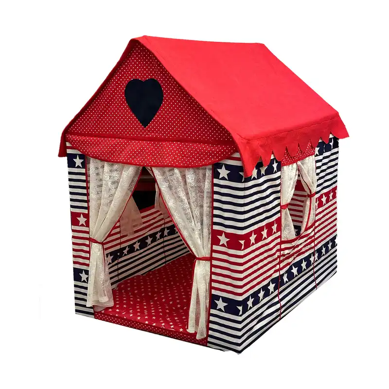 چادر بازی کودک مدل ستاره راه راه