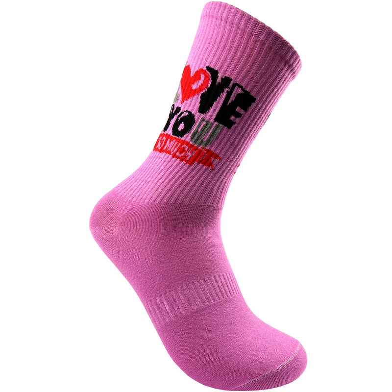 جوراب ساق بلند زنانه مدل Love 02