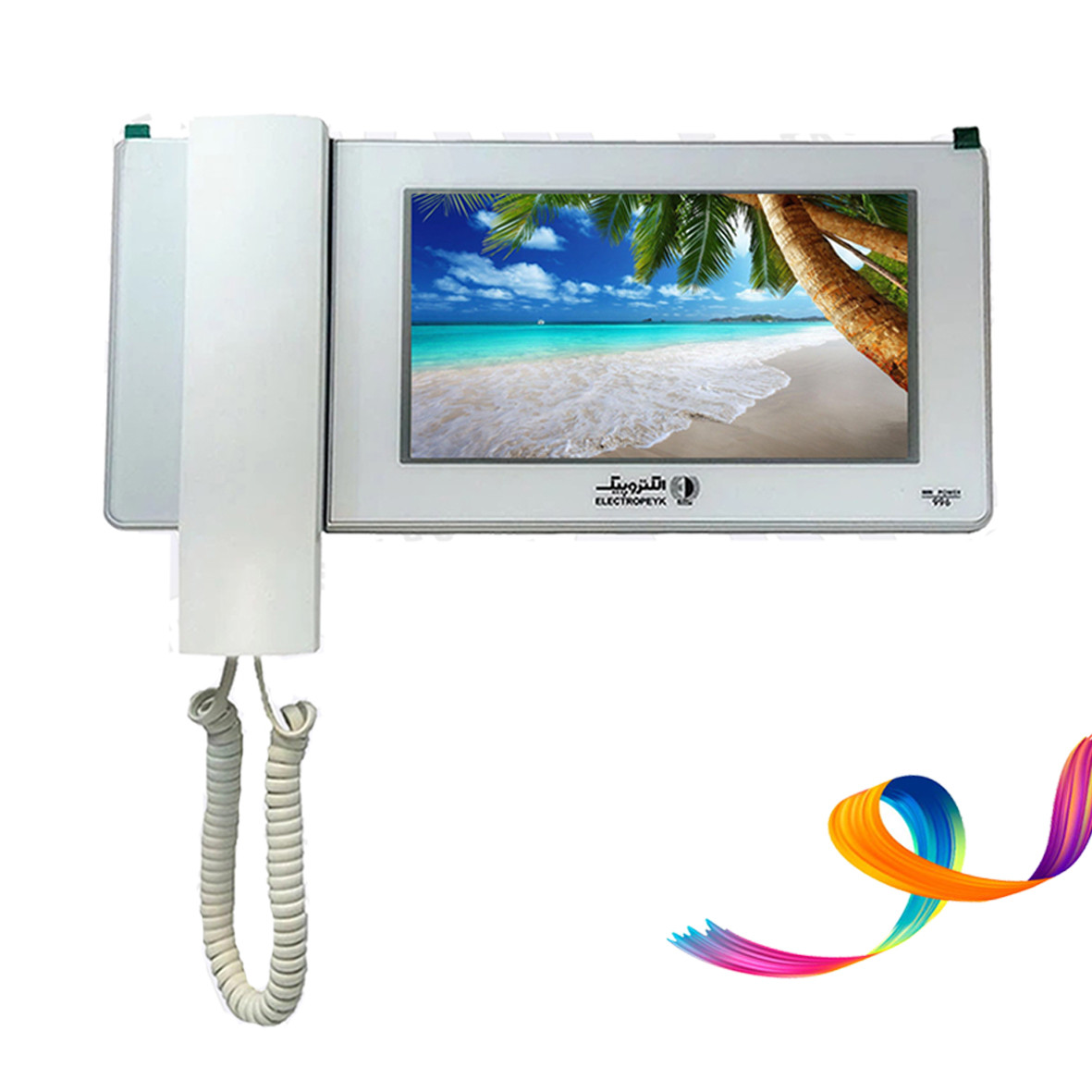 دربازکن تصویری الکتروپیک مدل FD1086/996/White/1 یک واحدی باماژول ریموت دار