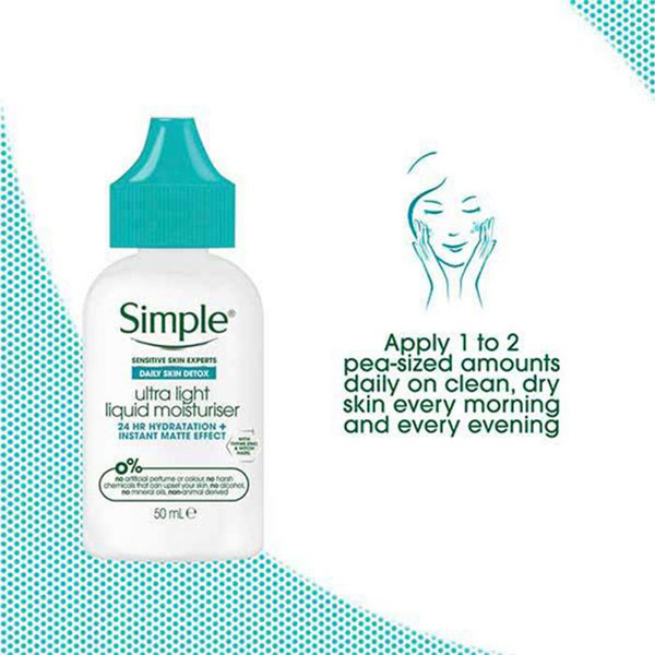 سرم پوست سیمپل مدل Daily Skin Detox حجم 50 میلی لیتر