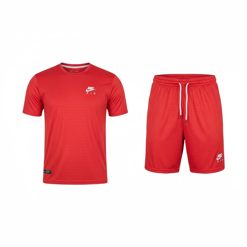 ست تی‌شرت آستین کوتاه و شلوارک ورزشی مردانه مدل 006