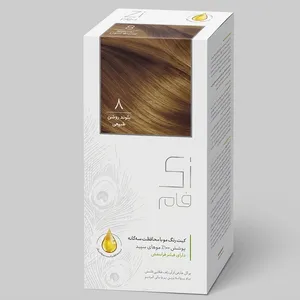 Zi Fam 8 Natural Bright Blonde Hair Color Kit 50 ml