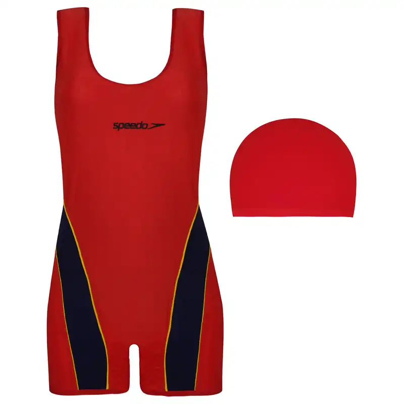 مایو زنانه ماییلدا مدل پادار بدون پد کد  4408 رنگ قرمز