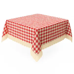 رومیزی مدل چهارخانه  سایز 200x150 سانتی‌متر