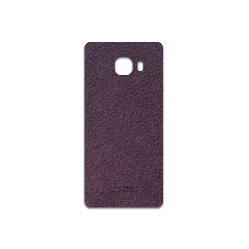 برچسب پوششی ماهوت مدل Purple-Leather مناسب برای گوشی موبایل سامسونگ Galaxy C5