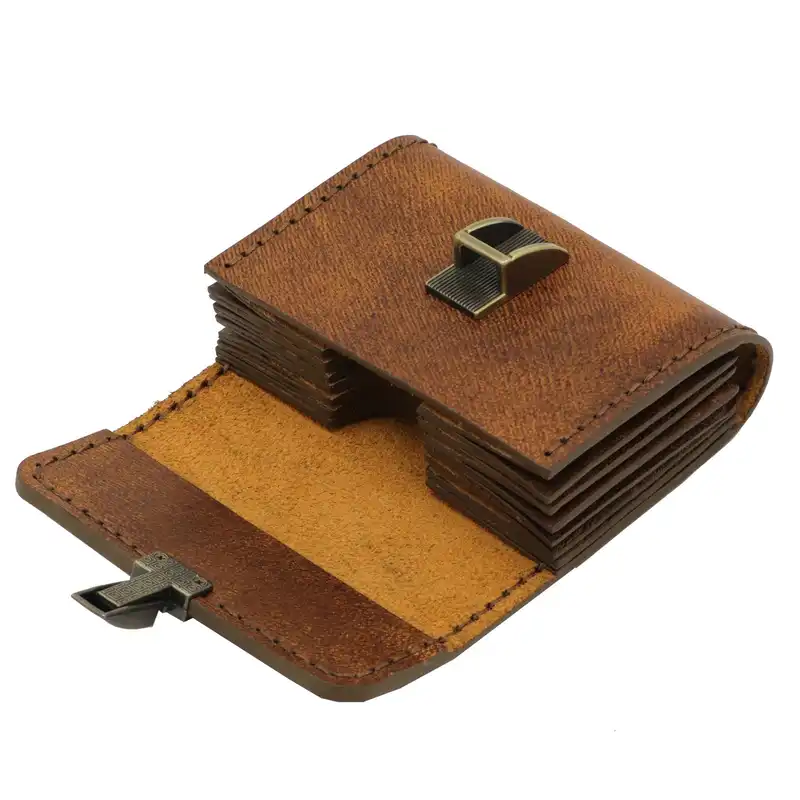 جاکارتی چرمی مدل بایگان دست دوز