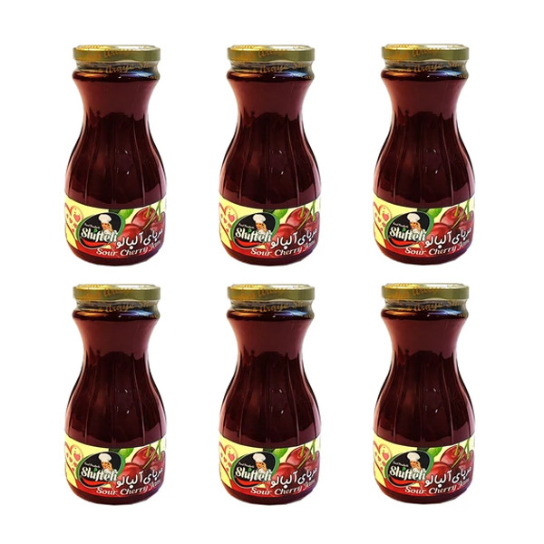 مربا آلبالو شیفته - 320 گرم بسته 6 عددی