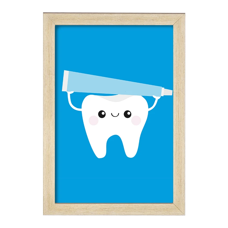 تابلو خندالو مدل دندان و دندان پزشکی کودکانه کد 36741