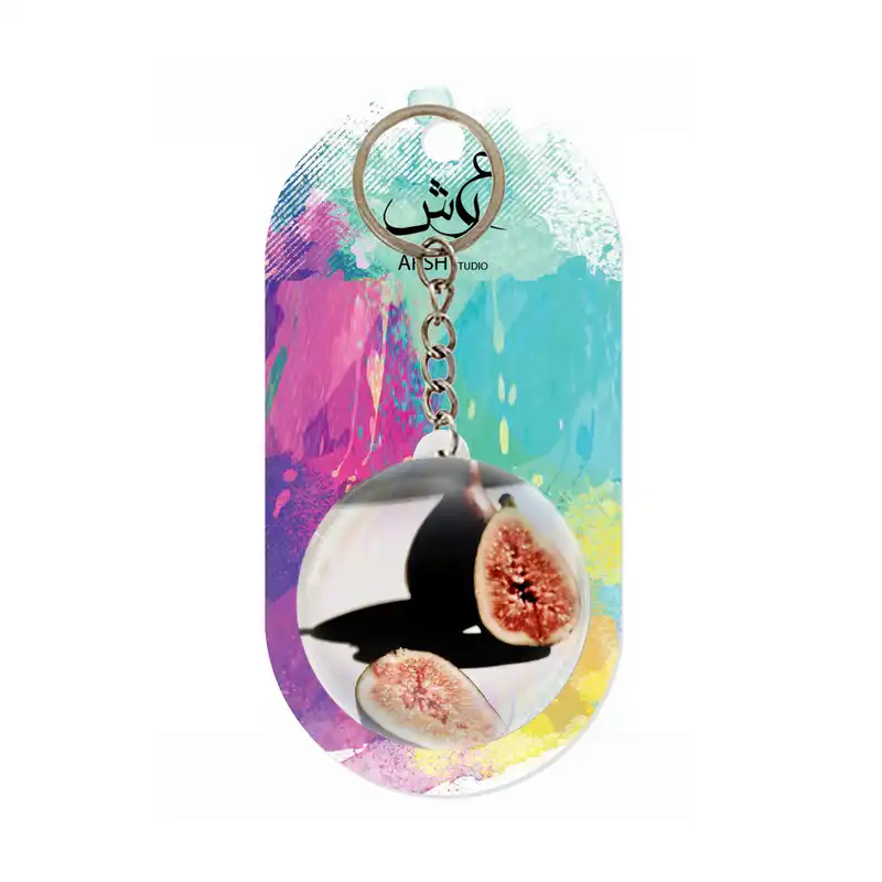 جاکلیدی عرش مدل فانتزی میوه انجیر کد Asj6086