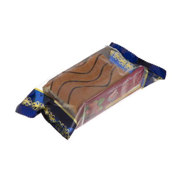 کیک اسفنجی رولی کرم دار آدرین با طعم توت فرنگی - 70 گرم