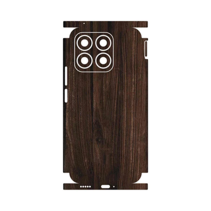 برچسب پوششی ماهوت مدل Dark_Walnut_Wood-FullSkin مناسب برای گوشی موبایل آنر X8b