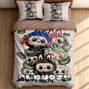 سرویس خواب یک نفره 5 تکه مدل لبوبو کد Labubu 05