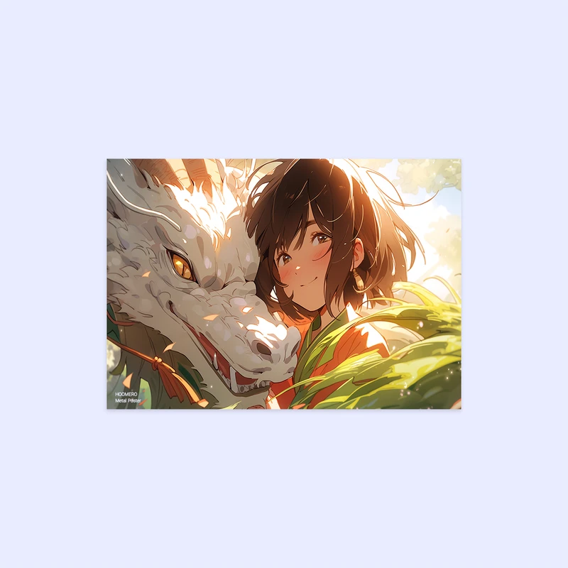 پوستر هومرو مدل فلزی طرح انیمه شهر اشباح کد PS1445