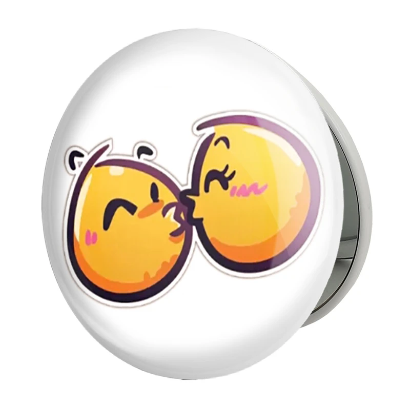 آینه جیبی خندالو طرح ایموجی Emoji مدل تاشو کد 5968 