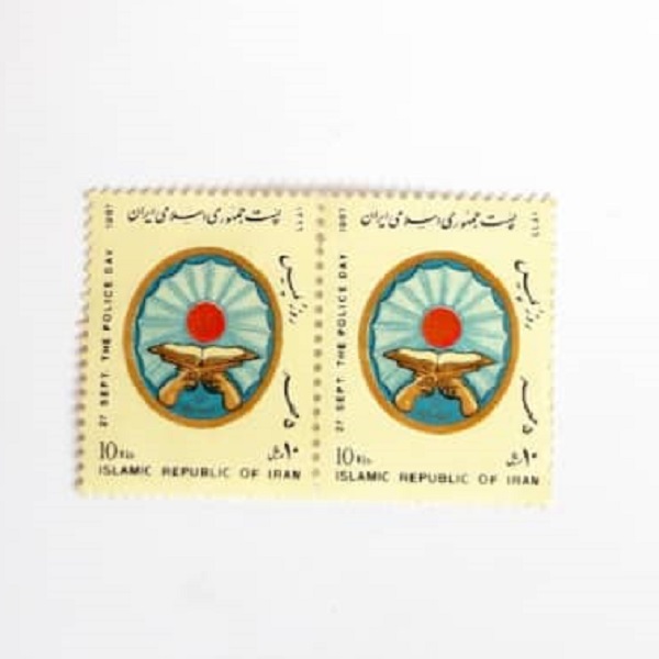 تمبر یادگاری مدل روز پلیس بسته 2 عددی 