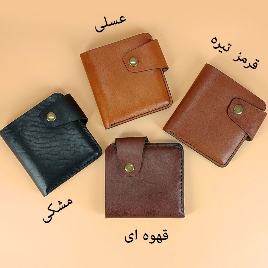 کیف پول مردانه خانه چرم آنا مدل 33122 -  - 12