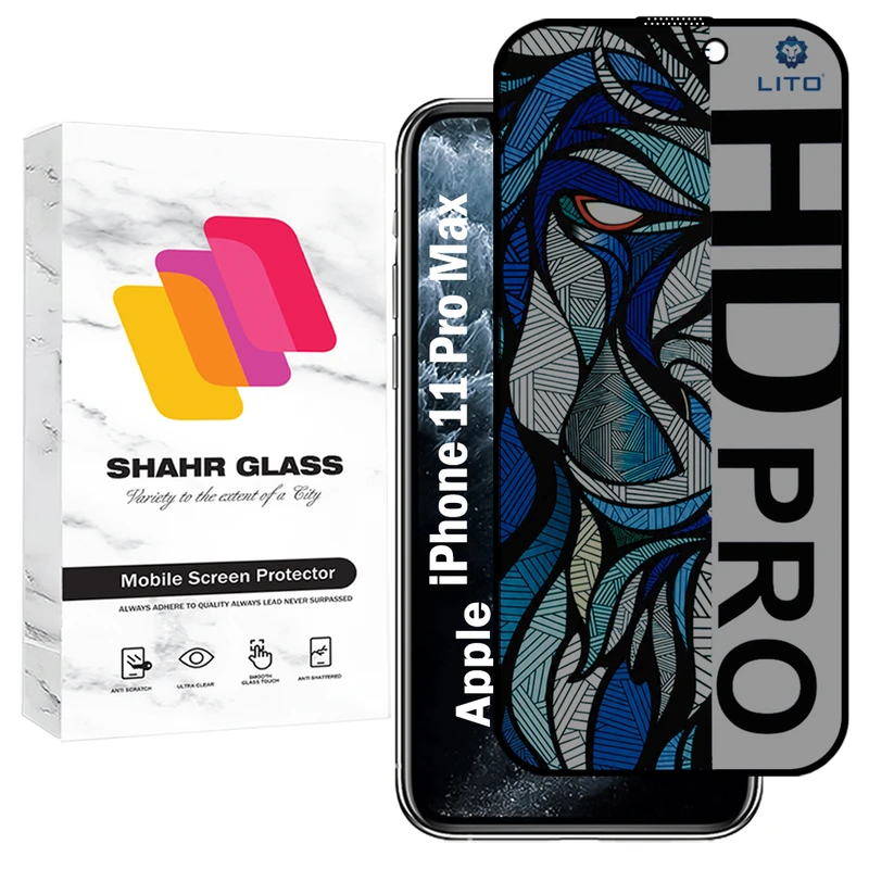محافظ صفحه نمایش شهر گلس مدل LITOPRV مناسب برای گوشی موبایل اپل iPhone 11 Pro Max