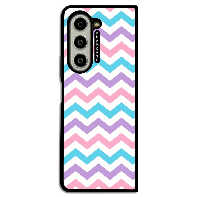 کاور آکام مدل AMCWSGZFOLD5-PASTEL PATTERN13 مناسب برای گوشی موبایل سامسونگ Galaxy Z Fold 5