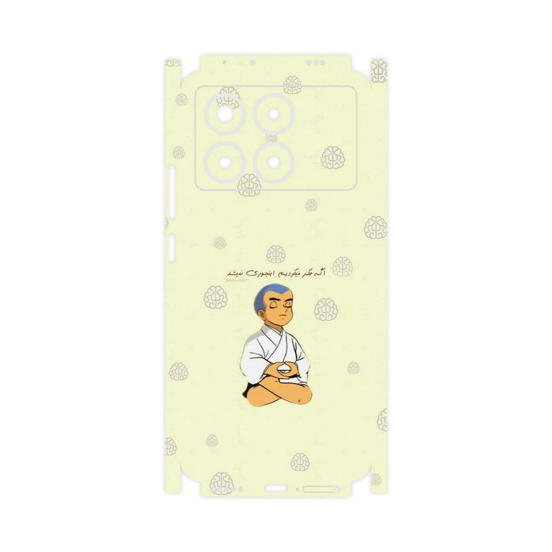 برچسب پوششی ماهوت مدل Ikkyu-san-FullSkin مناسب برای گوشی موبایل شیائومی Poco X6 Pro