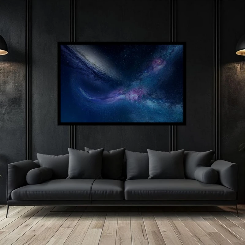 تابلو بکلیت طرح ستارگان  فضا و کهکشان مدل B-bu5020